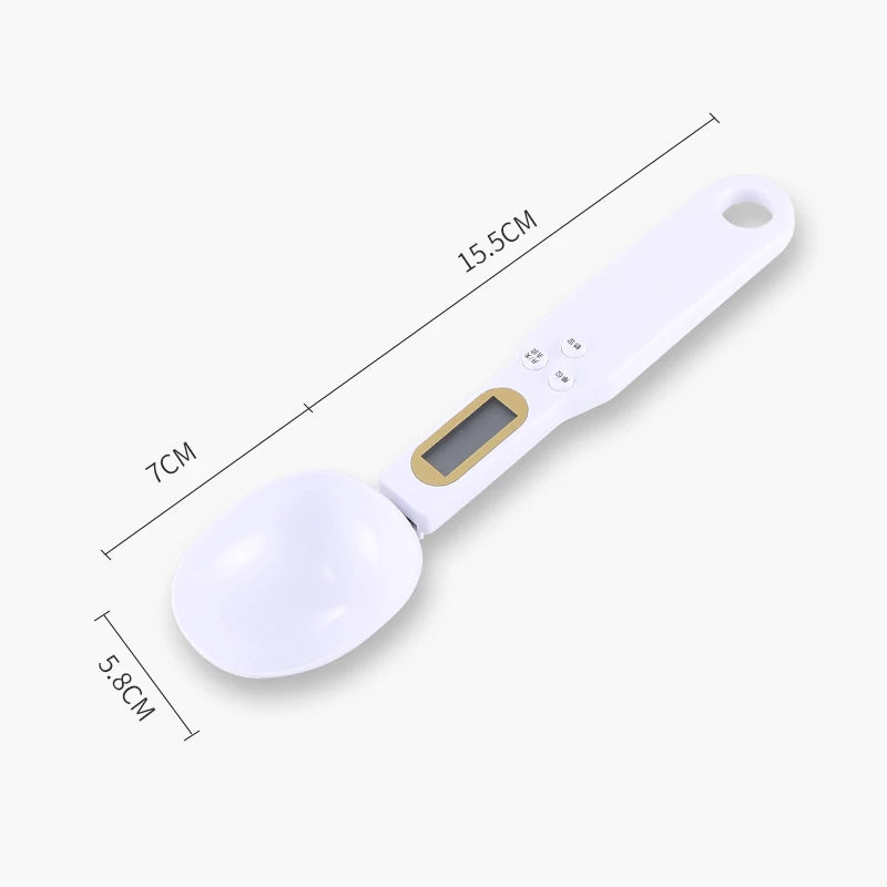 Electronic Kitchen Scale Scoop Digital Measurement With LCD Display